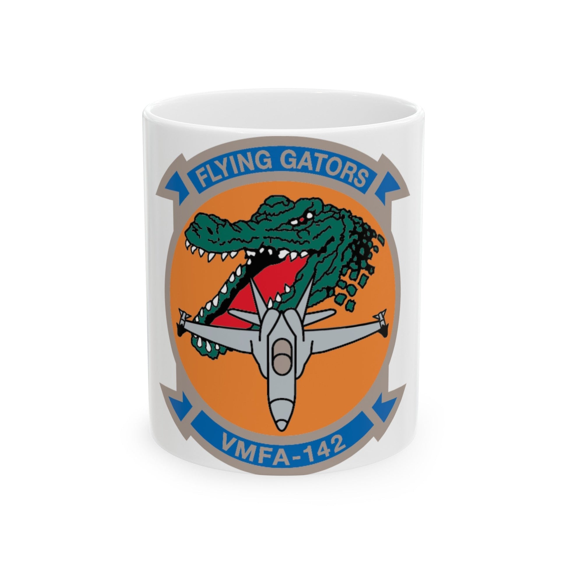 VMFA 142 (USMC) White Coffee Mug-11oz-The Sticker Space