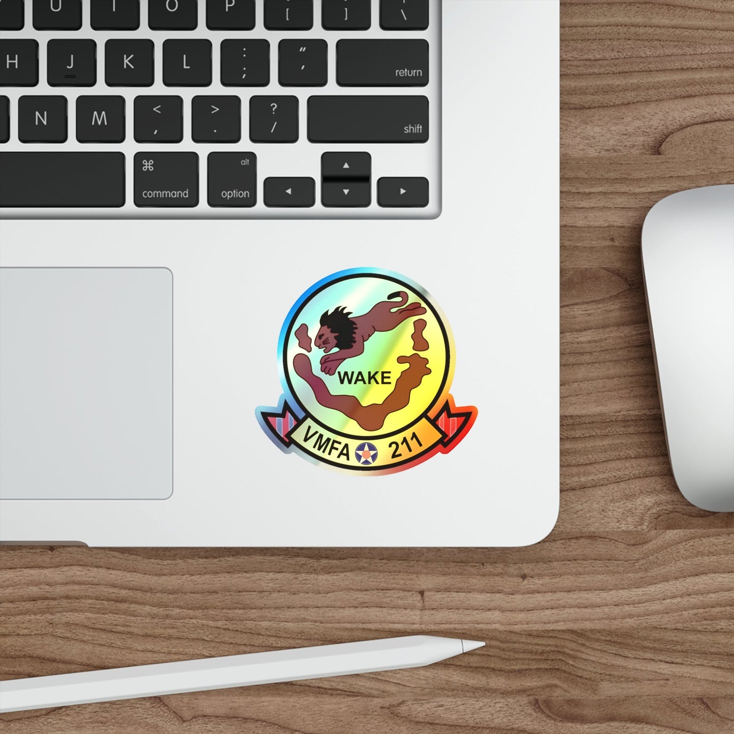 VMFA 211 Marine Fighter Attack Squadron 211 (USMC) Holographic STICKER Die-Cut Vinyl Decal-The Sticker Space