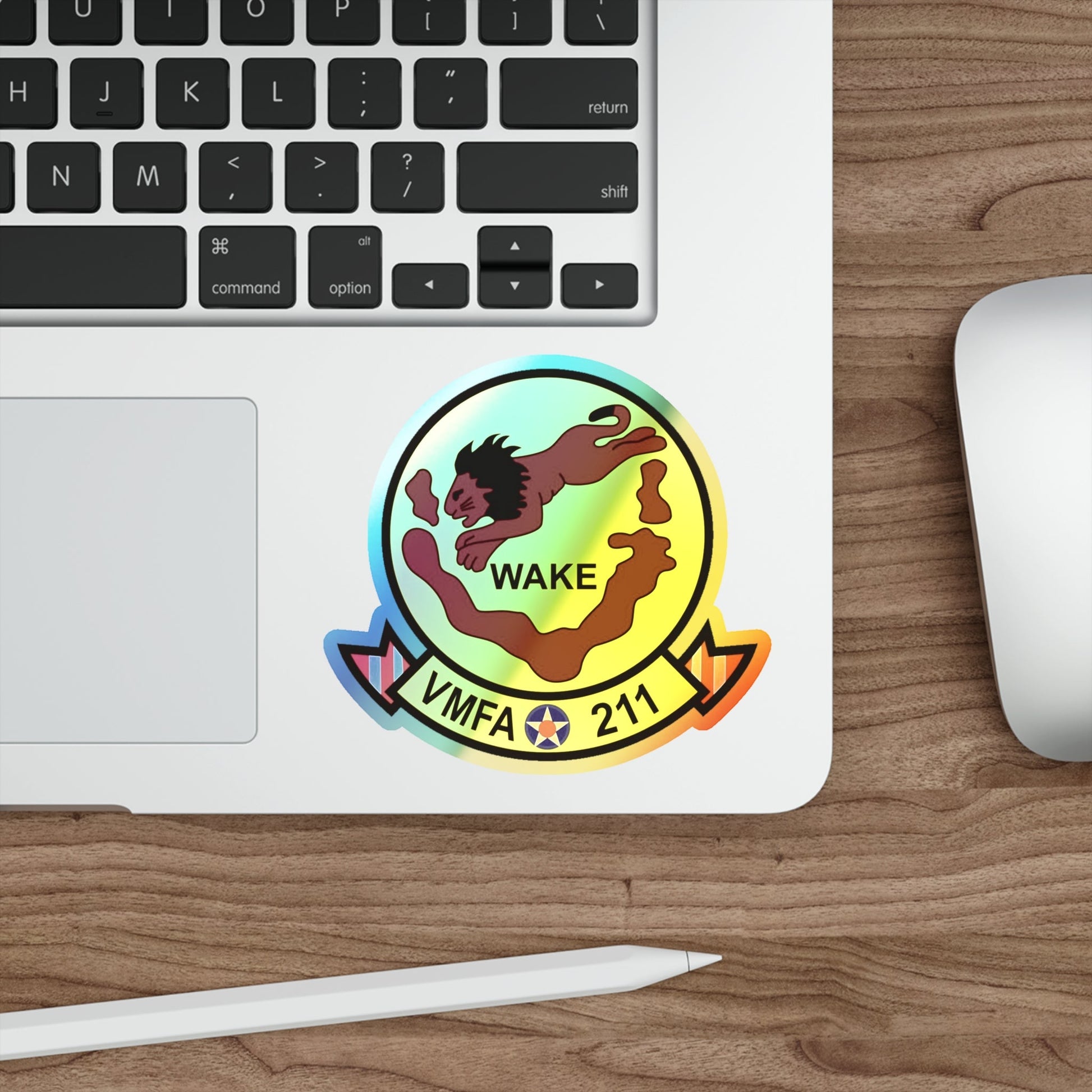 VMFA 211 Marine Fighter Attack Squadron 211 (USMC) Holographic STICKER Die-Cut Vinyl Decal-The Sticker Space