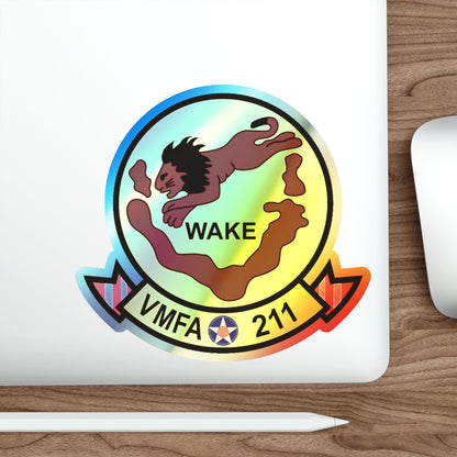 VMFA 211 Marine Fighter Attack Squadron 211 (USMC) Holographic STICKER Die-Cut Vinyl Decal-The Sticker Space