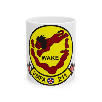 VMFA 211 Marine Fighter Attack Squadron 211 (USMC) White Coffee Mug-11oz-The Sticker Space