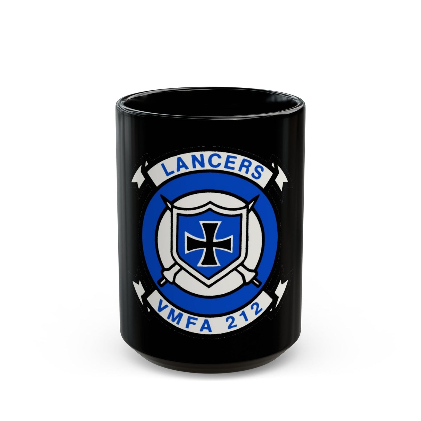 VMFA 212 Marine Fighter Attack Squadron 212 (USMC) Black Coffee Mug-15oz-The Sticker Space