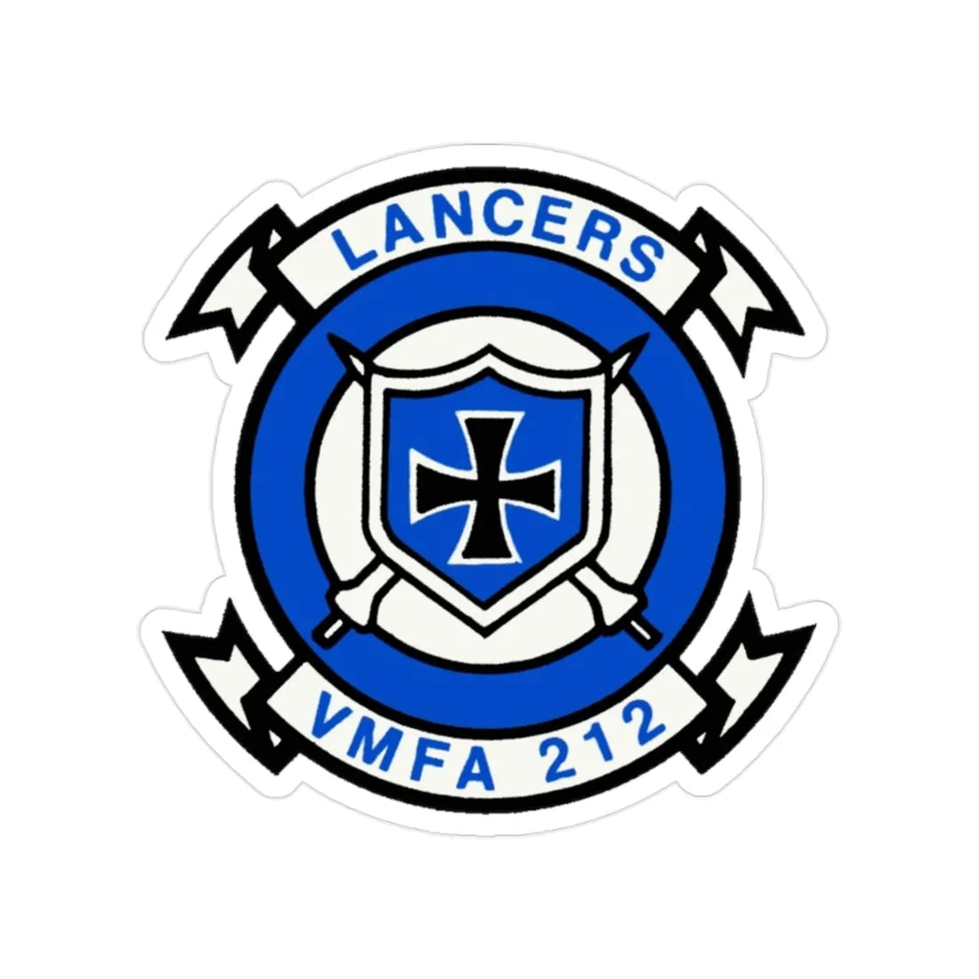 VMFA 212 Marine Fighter Attack Squadron 212 (USMC) Transparent STICKER Die-Cut Vinyl Decal 2 Inch - The Sticker Space