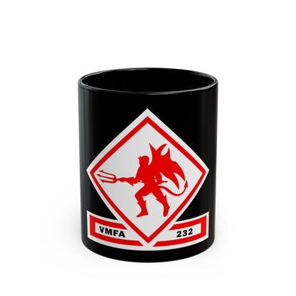 VMFA 232 Marine Fighter Attack Squadron 232 (USMC) Black Coffee Mug-11oz-The Sticker Space