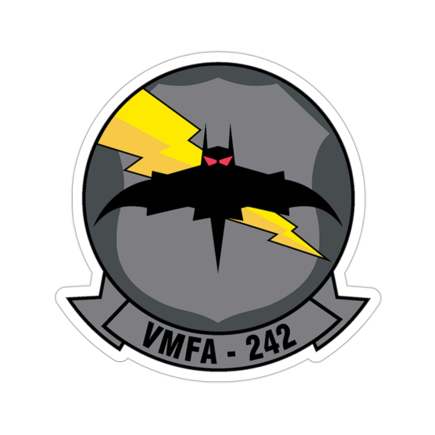 VMFA 242 (USMC) STICKER Vinyl Die-Cut Decal-2 Inch-The Sticker Space