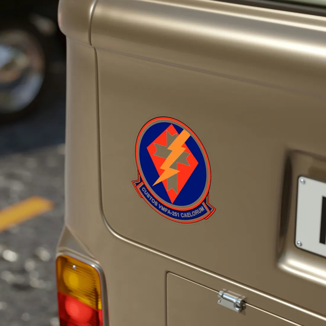 VMFA 251 Marine Fighter Attack Squadron 251 (USMC) Transparent STICKER Die-Cut Vinyl Decal - The Sticker Space