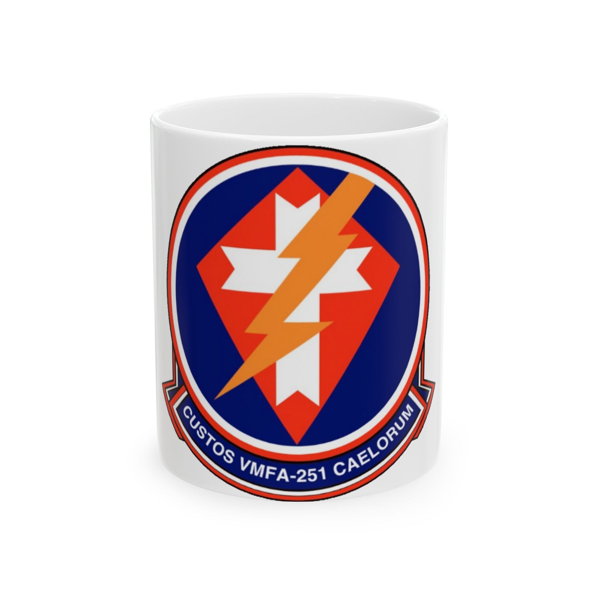 VMFA 251 Marine Fighter Attack Squadron 251 (USMC) White Coffee Mug-11oz-The Sticker Space