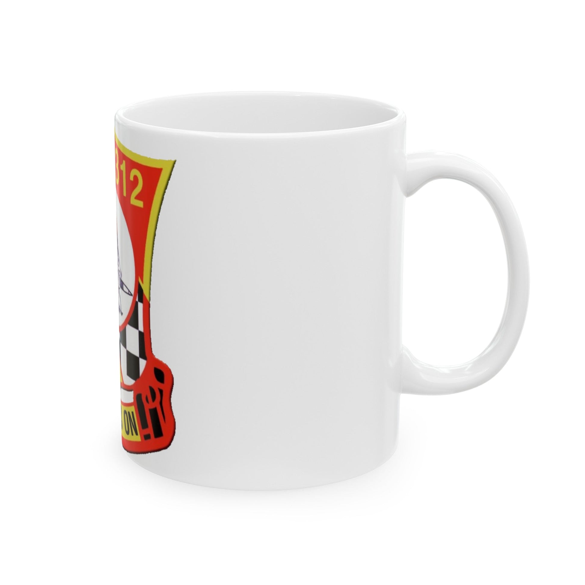 VMFA 312 Marine Fighter Attack Squadron 312 (USMC) White Coffee Mug-The Sticker Space