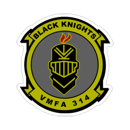 VMFA 314 Marine Fighter Attack Squadron 314 Black Knights (USMC) STICKER Vinyl Die-Cut Decal 2 Inch - The Sticker Space