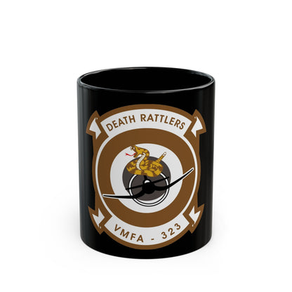 VMFA 323 Marine Fighter Attack Squadron 323 (USMC) Black Coffee Mug-11oz-The Sticker Space