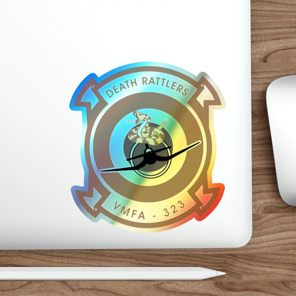 VMFA 323 Marine Fighter Attack Squadron 323 (USMC) Holographic STICKER Die-Cut Vinyl Decal-The Sticker Space