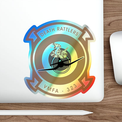 VMFA 323 Marine Fighter Attack Squadron 323 (USMC) Holographic STICKER Die-Cut Vinyl Decal-The Sticker Space