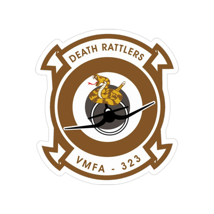 VMFA 323 Marine Fighter Attack Squadron 323 (USMC) Transparent STICKER Die-Cut Vinyl Decal-2 Inch-The Sticker Space