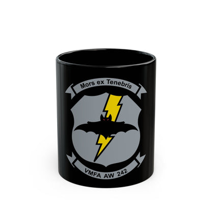 VMFA AW 242 (USMC) Black Coffee Mug-11oz-The Sticker Space