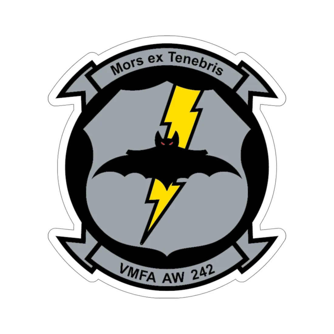 VMFA AW 242 (USMC) STICKER Vinyl Die-Cut Decal 5 Inch - The Sticker Space