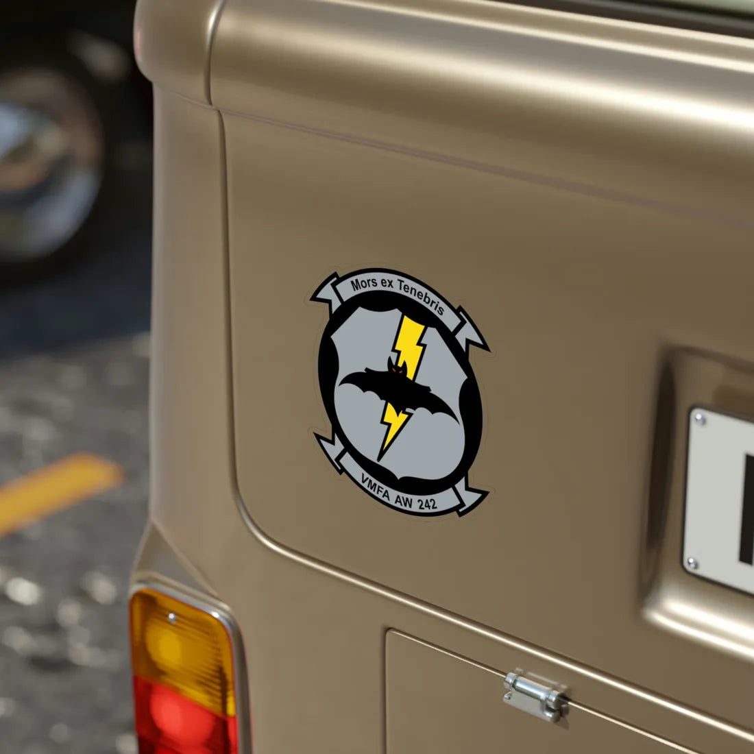 VMFA AW 242 (USMC) Transparent STICKER Die-Cut Vinyl Decal - The Sticker Space