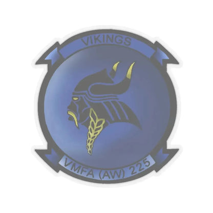 VMFAAW 225 Marine All Weather Fighter Attack Squadron 225 (USMC) STICKER Vinyl Kiss-Cut Decal 4 Inch Transparent - The Sticker Space