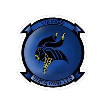 VMFAAW 225 Marine All Weather Fighter Attack Squadron 225 (USMC) Transparent STICKER Die-Cut Vinyl Decal 2 Inch - The Sticker Space