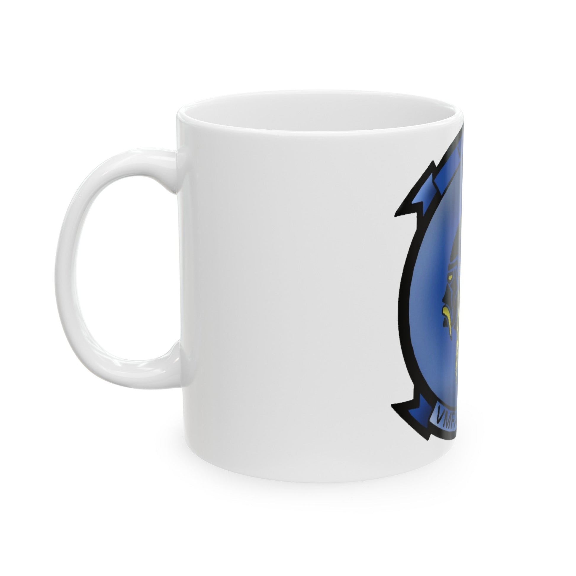 VMFAAW 225 Marine All Weather Fighter Attack Squadron 225 (USMC) White Coffee Mug-The Sticker Space