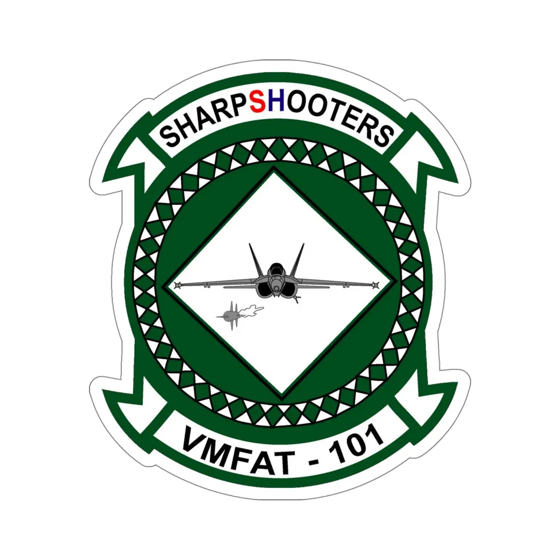 VMFAT 101 Marine Fighter Attack Training Squadron 101 (USMC) STICKER Vinyl Die-Cut Decal 5 Inch - The Sticker Space