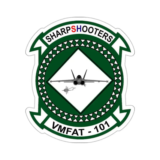 VMFAT 101 Marine Fighter Attack Training Squadron 101 (USMC) STICKER Vinyl Kiss-Cut Decal 2 Inch White - The Sticker Space
