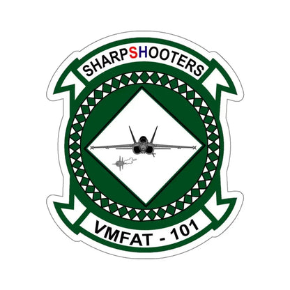 VMFAT 101 Marine Fighter Attack Training Squadron 101 (USMC) STICKER Vinyl Kiss-Cut Decal 6 Inch White - The Sticker Space