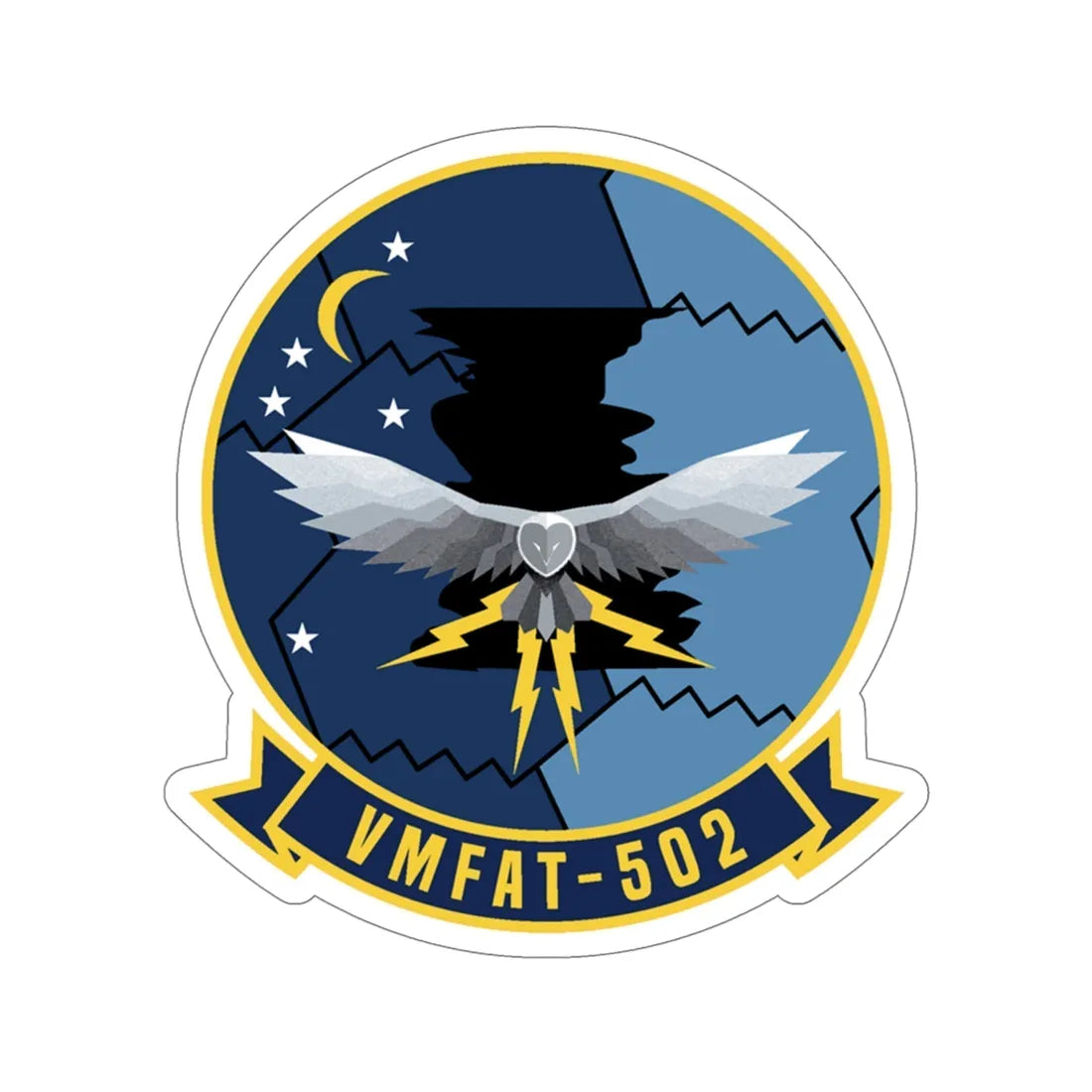 VMFAT 502 (USMC) STICKER Vinyl Die-Cut Decal 6 Inch - The Sticker Space