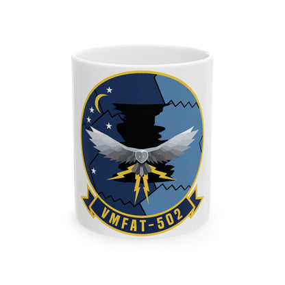 VMFAT 502 (USMC) White Coffee Mug-11oz-The Sticker Space