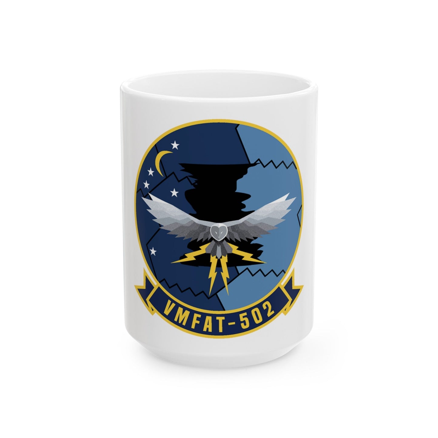 VMFAT 502 (USMC) White Coffee Mug-15oz-The Sticker Space