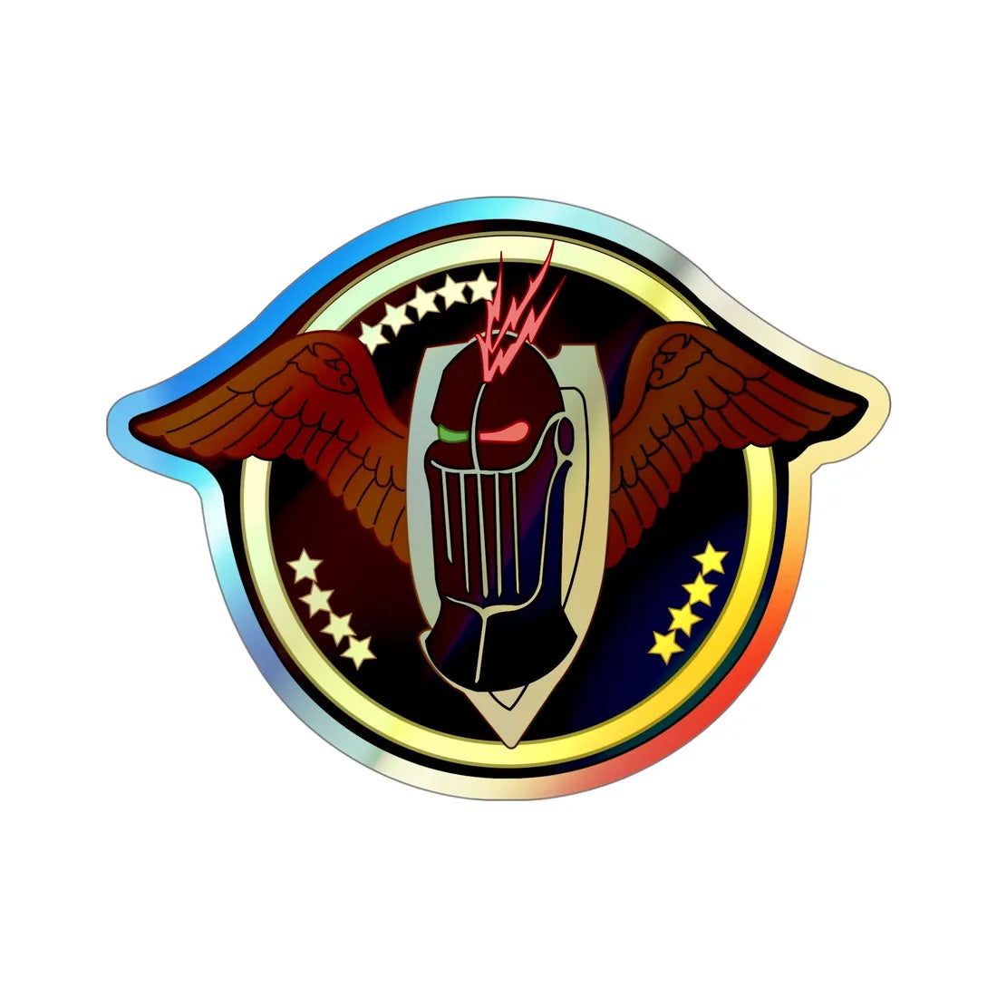 VMFN 544 (USMC) Holographic STICKER Die-Cut Vinyl Decal 5 Inch Holographic - The Sticker Space