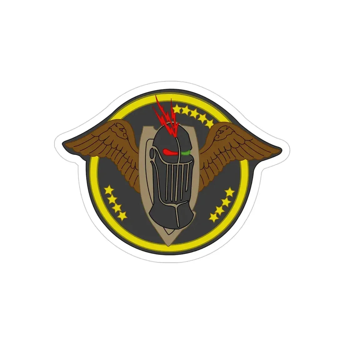 VMFN 544 (USMC) REVERSE PRINT Transparent Die-Cut STICKER 4 Inch Die-Cut Transparent - The Sticker Space