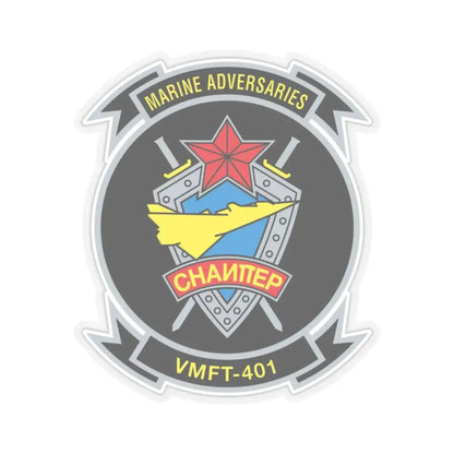 VMFT 401 (USMC) STICKER Vinyl Kiss-Cut Decal 3 Inch Transparent - The Sticker Space
