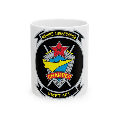 VMFT 401 (USMC) White Coffee Mug-11oz-The Sticker Space