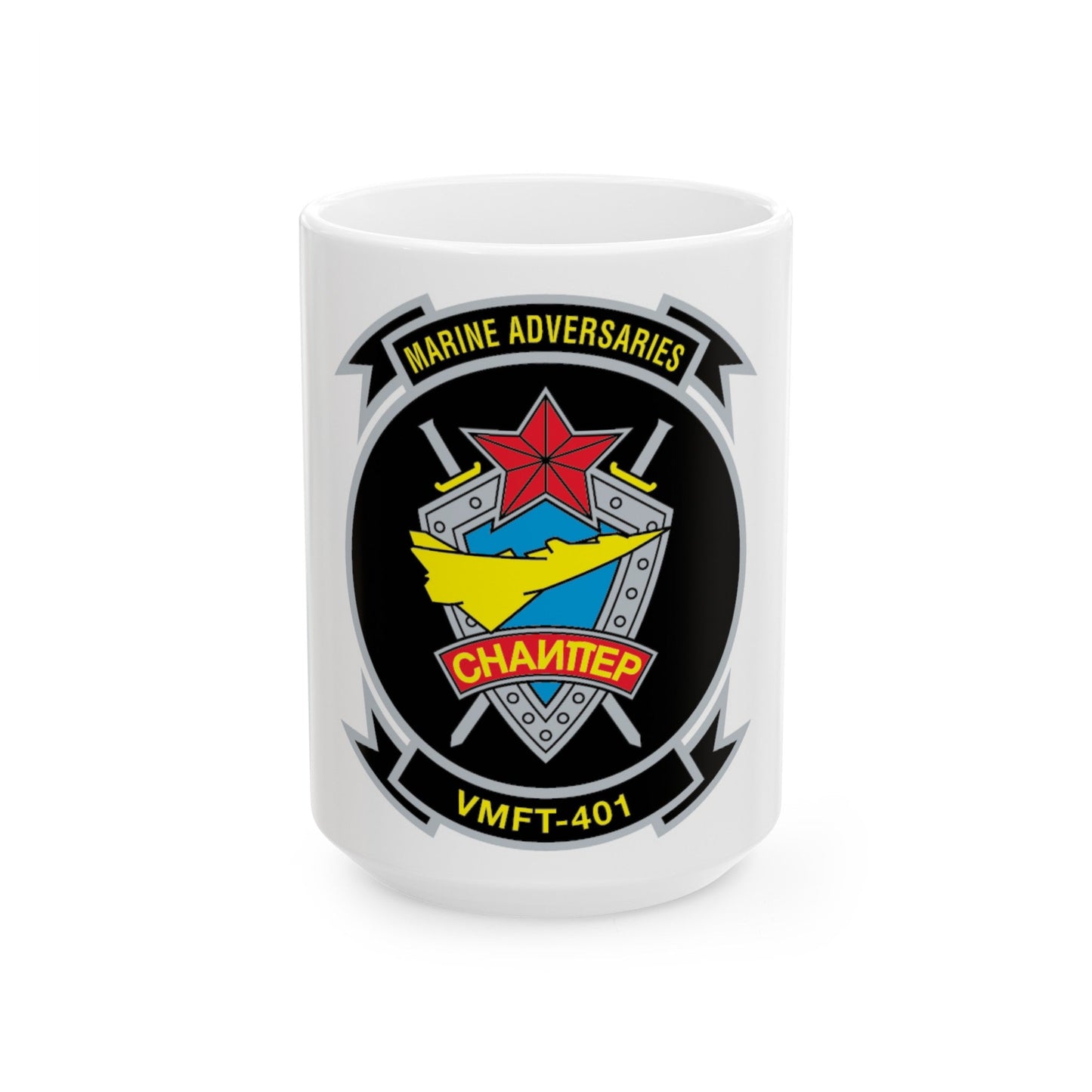 VMFT 401 (USMC) White Coffee Mug-15oz-The Sticker Space