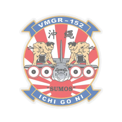 VMGR 152 Sumos (USMC) STICKER Vinyl Kiss-Cut Decal 2 Inch Transparent - The Sticker Space