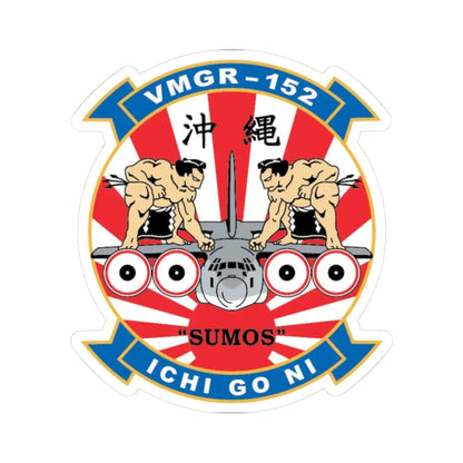 VMGR 152 Sumos (USMC) STICKER Vinyl Kiss-Cut Decal 3 Inch White - The Sticker Space