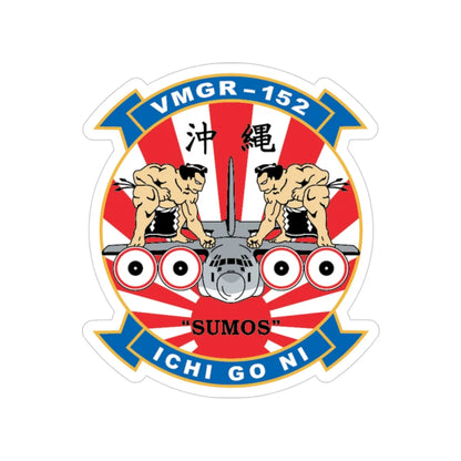 VMGR 152 Sumos (USMC) Transparent STICKER Die-Cut Vinyl Decal 3 Inch - The Sticker Space