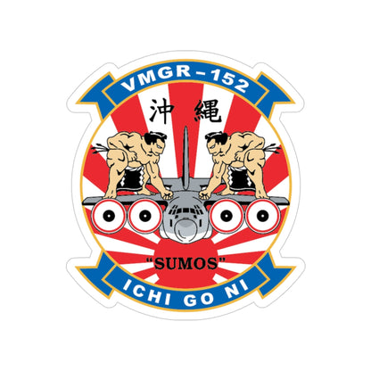 VMGR 152 Sumos (USMC) Transparent STICKER Die-Cut Vinyl Decal-5 Inch-The Sticker Space