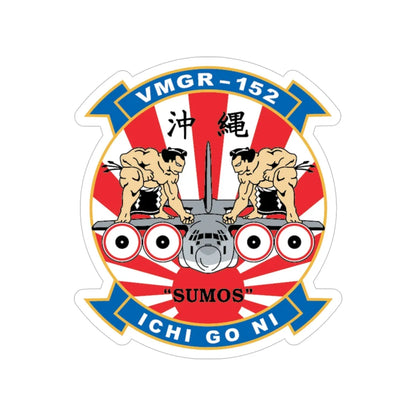 VMGR 152 Sumos (USMC) Transparent STICKER Die-Cut Vinyl Decal 6 Inch - The Sticker Space
