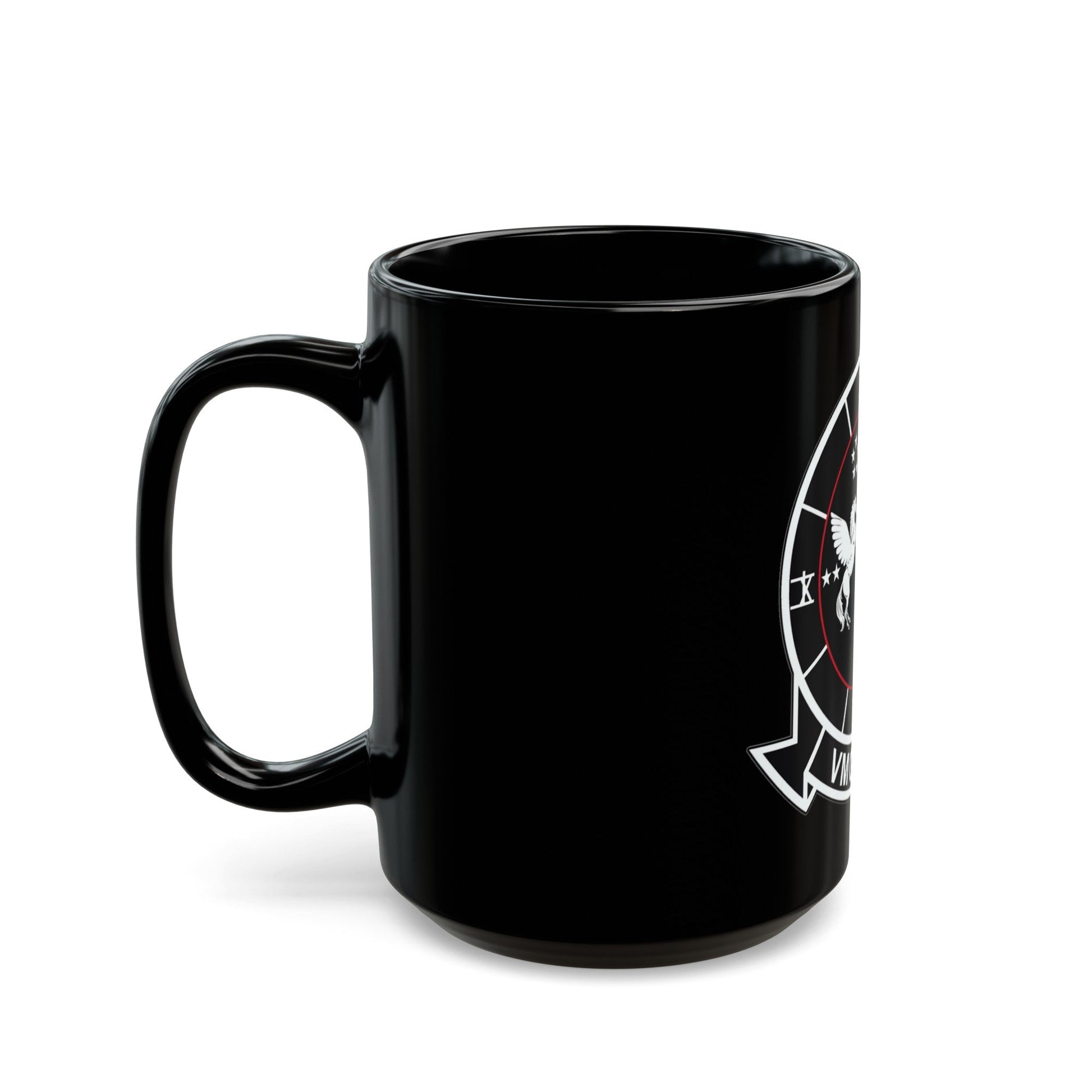 VMGR 252 (USMC) Black Coffee Mug-The Sticker Space