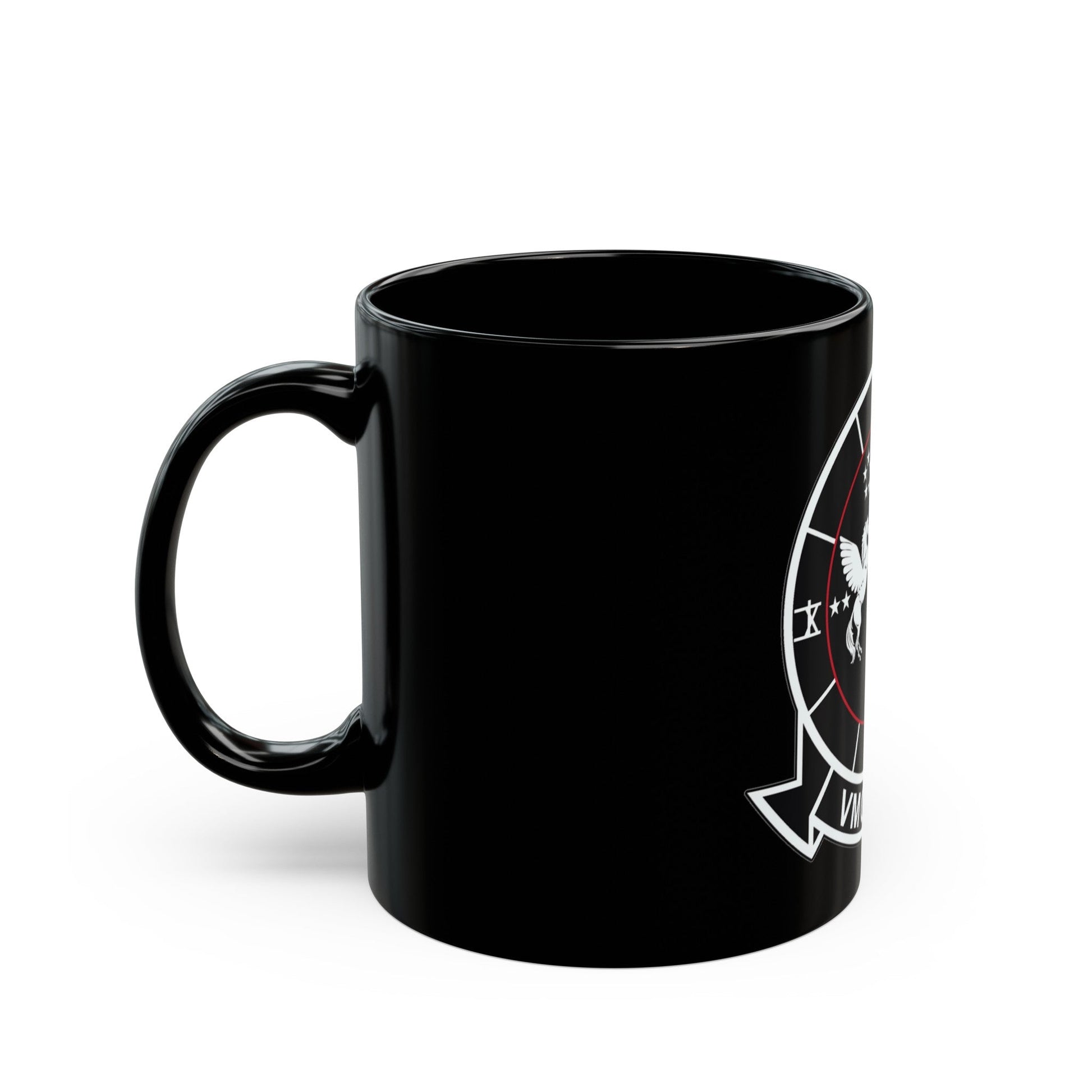 VMGR 252 (USMC) Black Coffee Mug-The Sticker Space