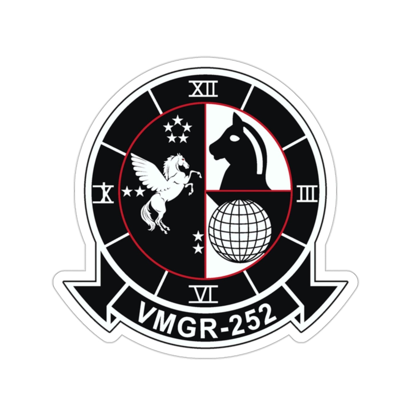 VMGR 252 (USMC) STICKER Vinyl Die-Cut Decal-2 Inch-The Sticker Space