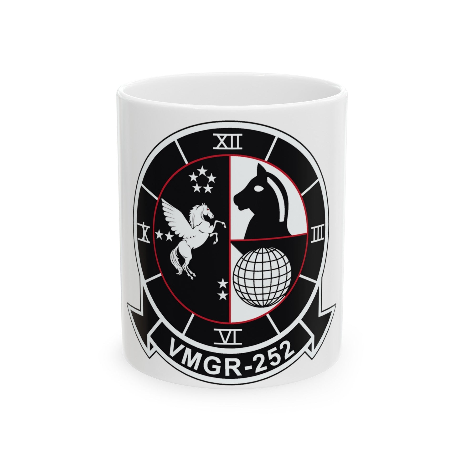 VMGR 252 (USMC) White Coffee Mug-11oz-The Sticker Space