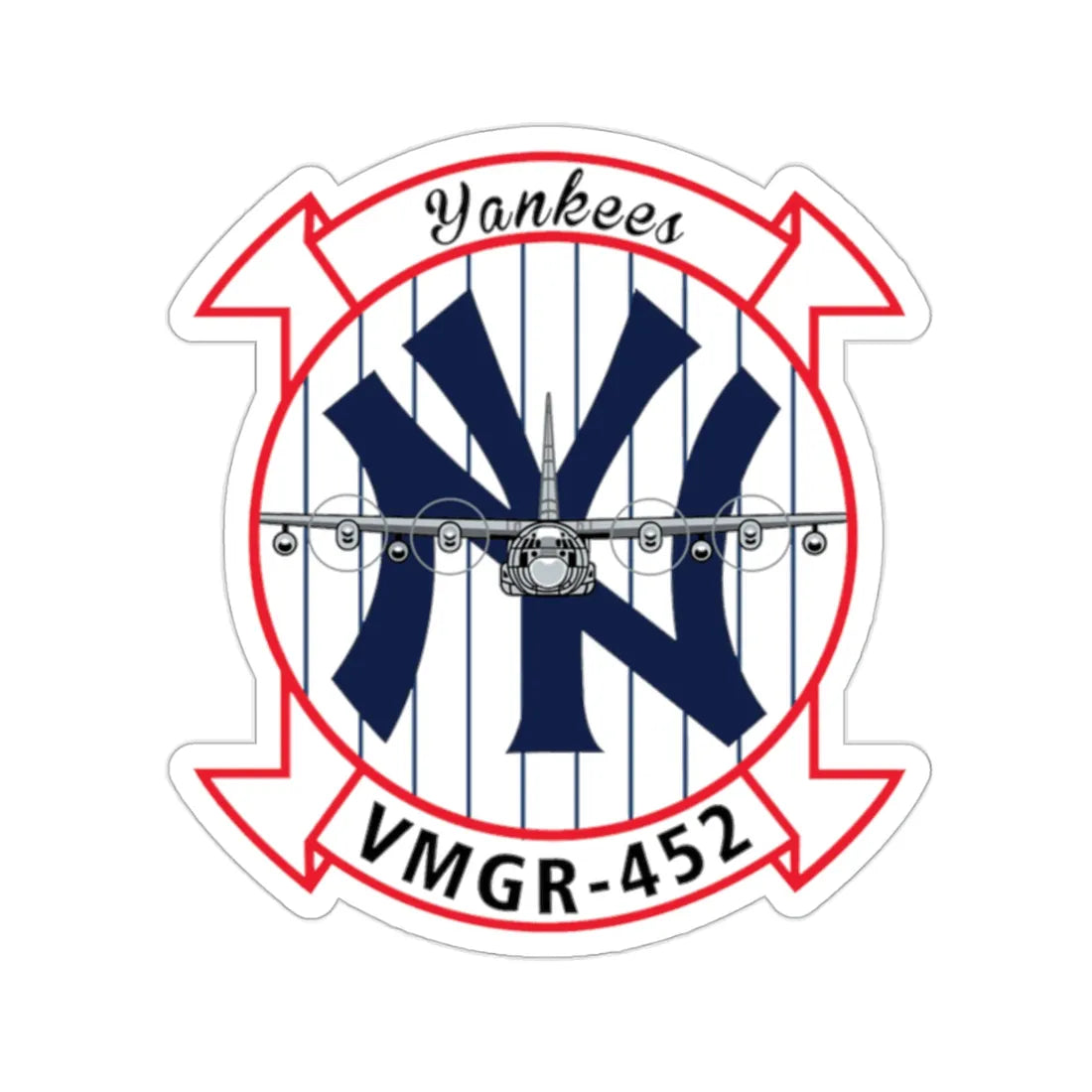 VMGR 452 (USMC) STICKER Vinyl Die-Cut Decal 2 Inch - The Sticker Space