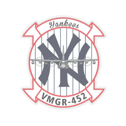 VMGR 452 (USMC) STICKER Vinyl Kiss-Cut Decal 2 Inch Transparent - The Sticker Space