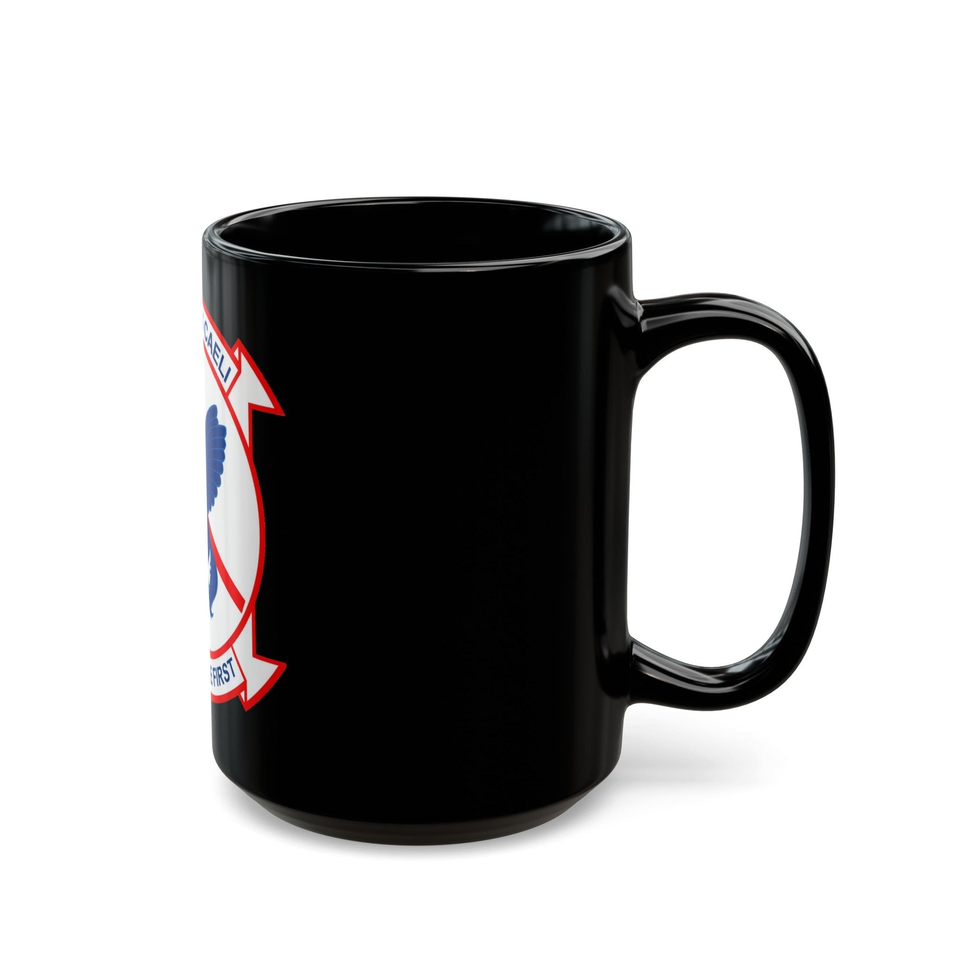 VMM 161 Marine Medium Tiltrotor Squadron 161 (USMC) Black Coffee Mug-The Sticker Space