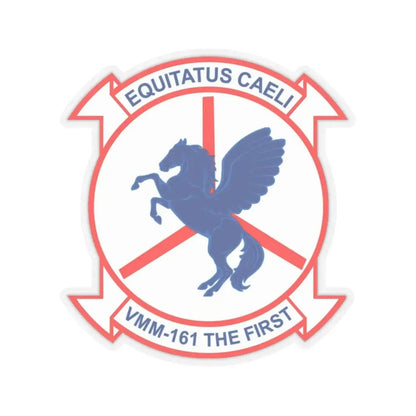 VMM 161 Marine Medium Tiltrotor Squadron 161 (USMC) STICKER Vinyl Kiss-Cut Decal 2 Inch Transparent - The Sticker Space