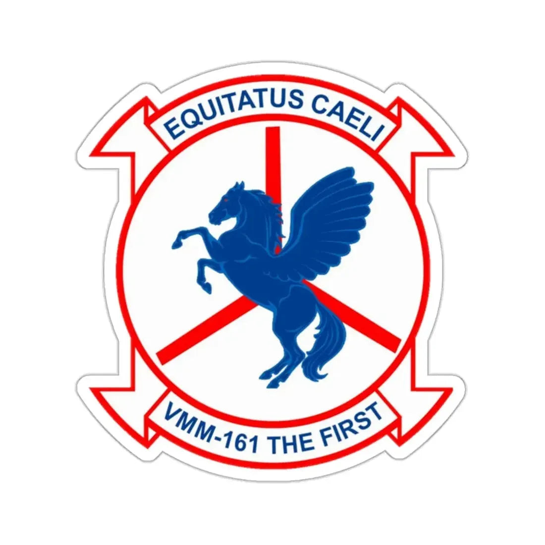 VMM 161 Marine Medium Tiltrotor Squadron 161 (USMC) STICKER Vinyl Kiss-Cut Decal 2 Inch White - The Sticker Space