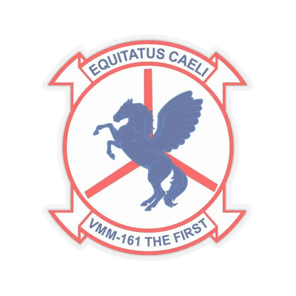 VMM 161 Marine Medium Tiltrotor Squadron 161 (USMC) STICKER Vinyl Kiss-Cut Decal 6 Inch Transparent - The Sticker Space