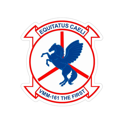 VMM 161 Marine Medium Tiltrotor Squadron 161 (USMC) Transparent STICKER Die-Cut Vinyl Decal 6 Inch - The Sticker Space
